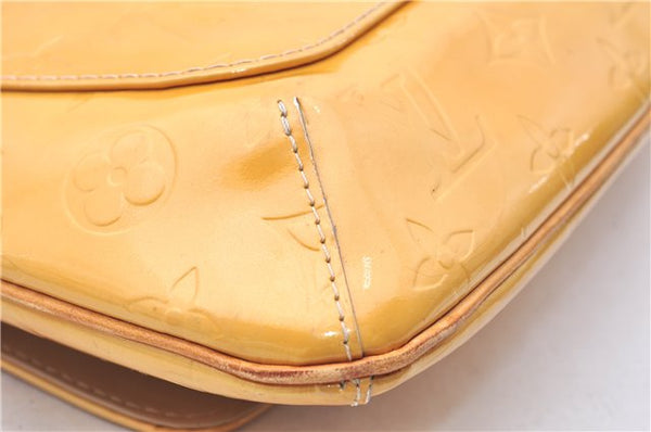 Auth Louis Vuitton Vernis Thompson Street Shoulder Bag Yellow M91008 Junk 2894E