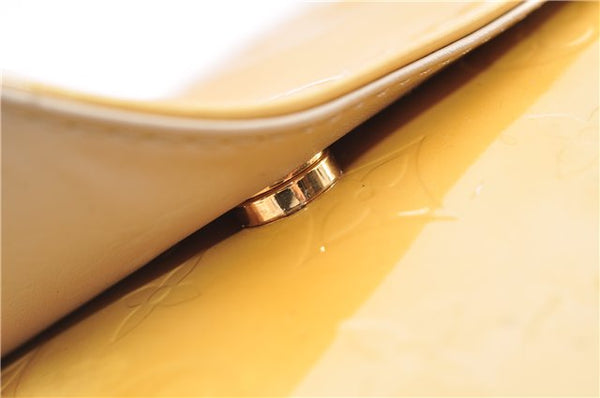Auth Louis Vuitton Vernis Thompson Street Shoulder Bag Yellow M91008 Junk 2894E