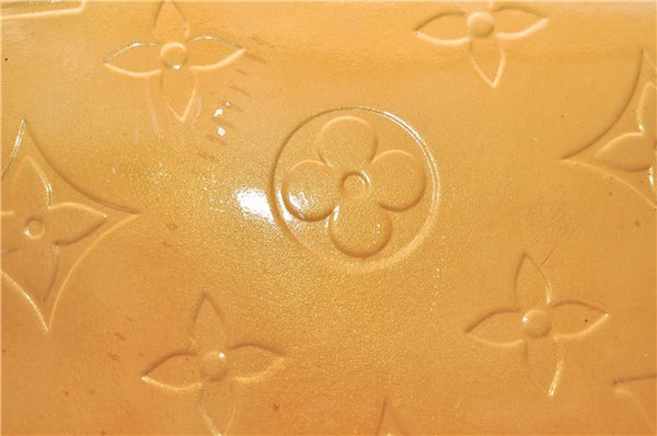 Auth Louis Vuitton Vernis Thompson Street Shoulder Bag Yellow M91008 Junk 2894E