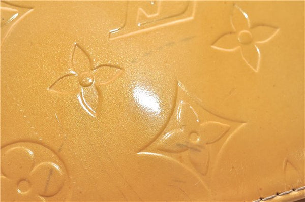 Auth Louis Vuitton Vernis Thompson Street Shoulder Bag Yellow M91008 Junk 2894E