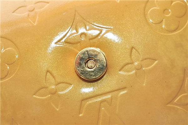 Auth Louis Vuitton Vernis Thompson Street Shoulder Bag Yellow M91008 Junk 2894E