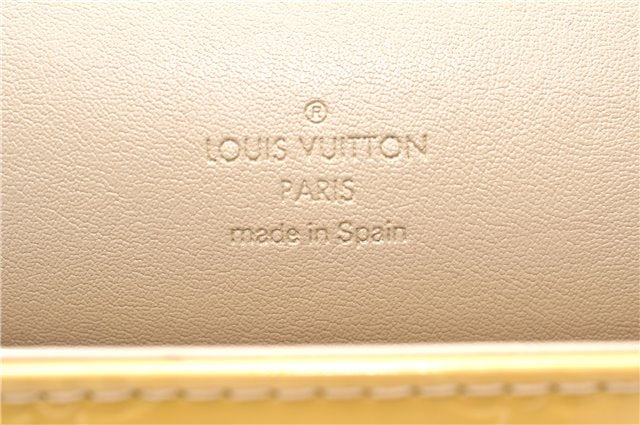 Auth Louis Vuitton Vernis Thompson Street Shoulder Bag Yellow M91008 Junk 2894E