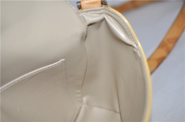 Auth Louis Vuitton Vernis Thompson Street Shoulder Bag Yellow M91008 Junk 2894E