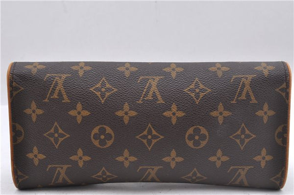 Authentic Louis Vuitton Monogram Pochette Twin GM Shoulder Bag M51852 LV 2895D