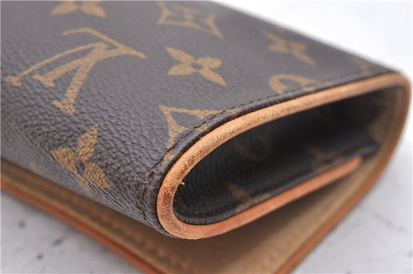 Authentic Louis Vuitton Monogram Pochette Twin GM Shoulder Bag M51852 LV 2895D