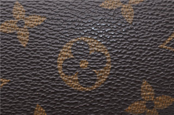 Authentic Louis Vuitton Monogram Pochette Twin GM Shoulder Bag M51852 LV 2895D