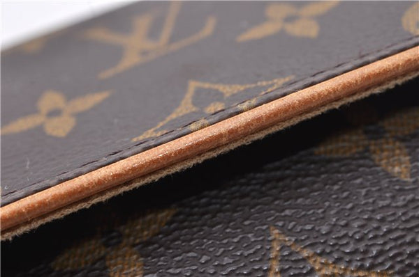 Authentic Louis Vuitton Monogram Pochette Twin GM Shoulder Bag M51852 LV 2895D