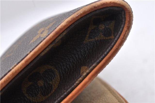 Authentic Louis Vuitton Monogram Pochette Twin GM Shoulder Bag M51852 LV 2895D