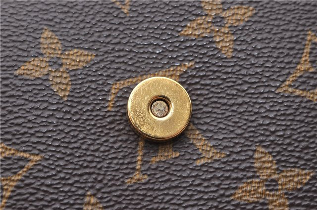 Authentic Louis Vuitton Monogram Pochette Twin GM Shoulder Bag M51852 LV 2895D