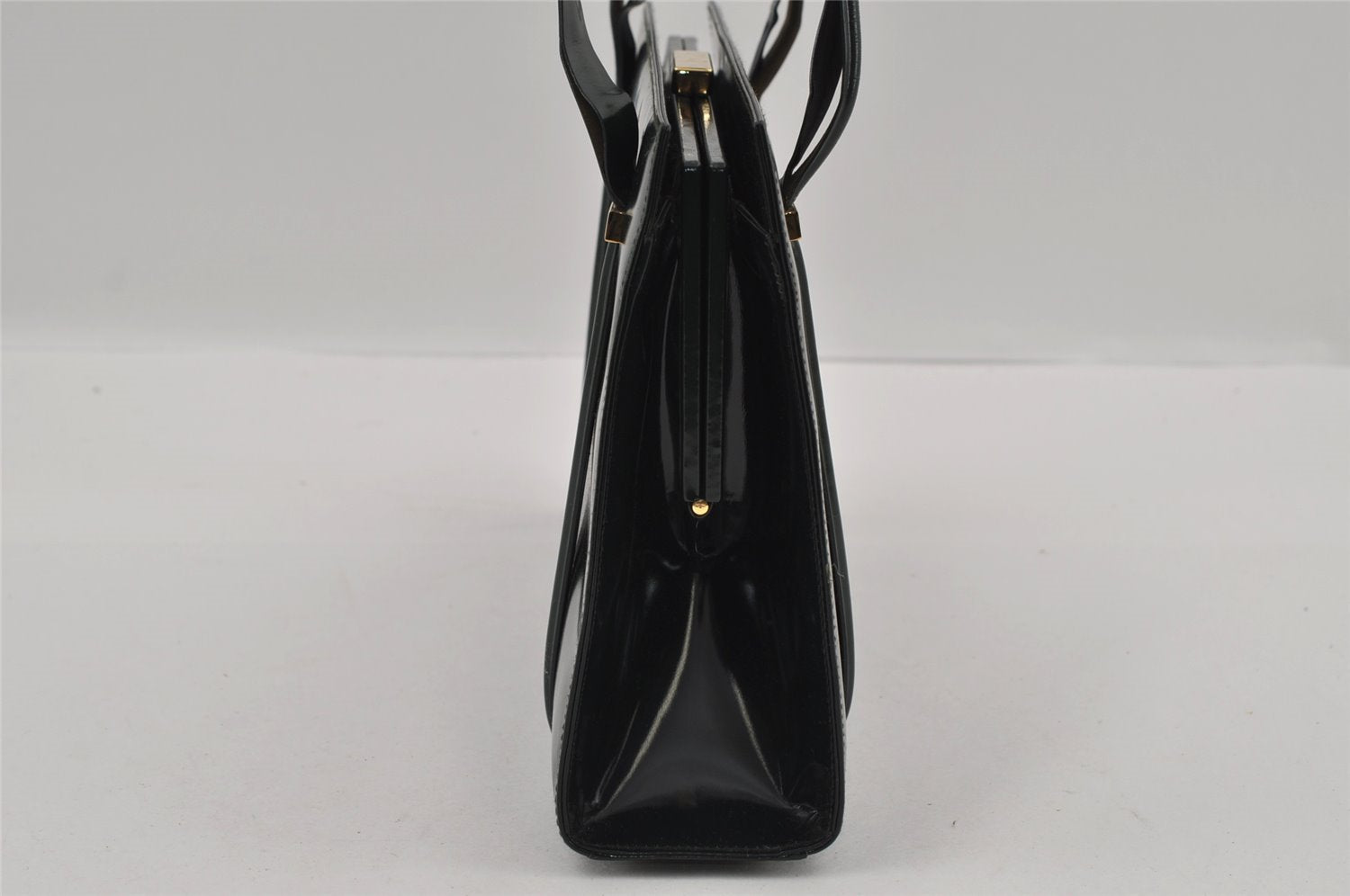 Authentic GUCCI Vintage Shoulder Hand Bag Purse Enamel Green Junk 2895I