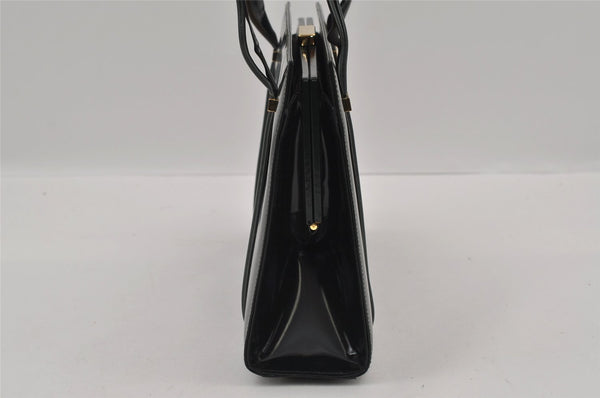 Authentic GUCCI Vintage Shoulder Hand Bag Purse Enamel Green Junk 2895I