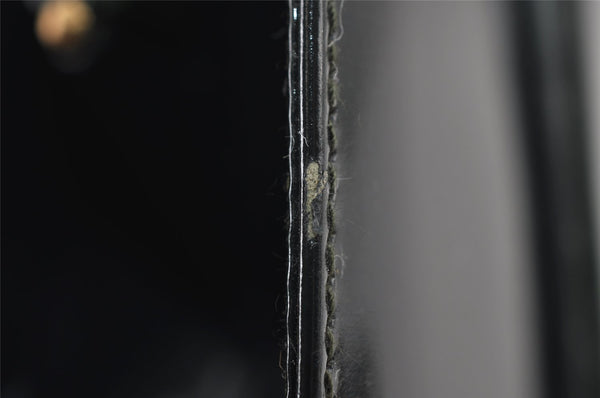 Authentic GUCCI Vintage Shoulder Hand Bag Purse Enamel Green Junk 2895I