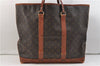 Auth Louis Vuitton Monogram Sac Weekend GM Vintage Tote Hand Bag M42420 LV 2897E