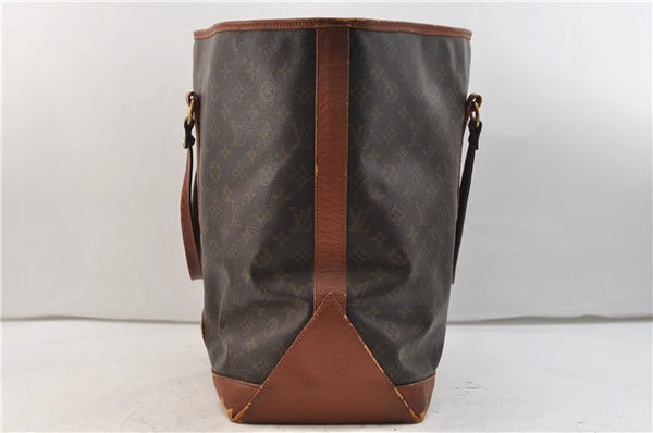 Auth Louis Vuitton Monogram Sac Weekend GM Vintage Tote Hand Bag M42420 LV 2897E