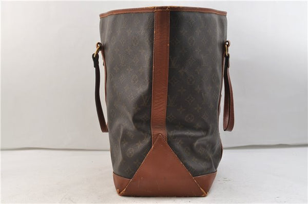 Auth Louis Vuitton Monogram Sac Weekend GM Vintage Tote Hand Bag M42420 LV 2897E