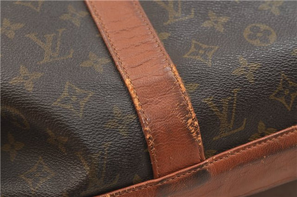 Auth Louis Vuitton Monogram Sac Weekend GM Vintage Tote Hand Bag M42420 LV 2897E