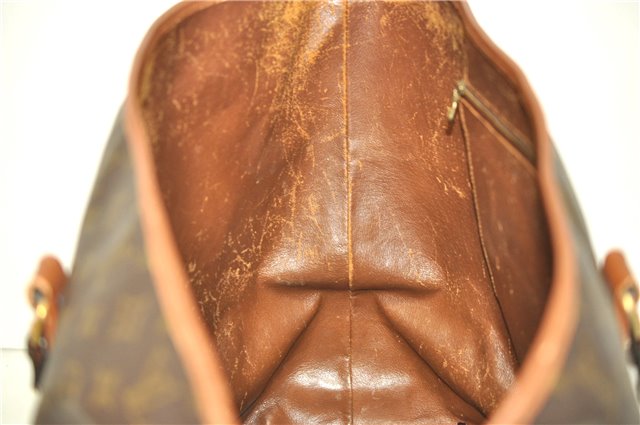 Auth Louis Vuitton Monogram Sac Weekend GM Vintage Tote Hand Bag M42420 LV 2897E