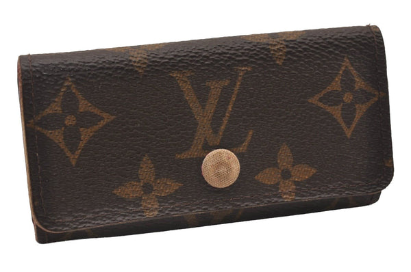 Authentic Louis Vuitton Monogram Multicles 4 Hooks Key Case Pink M41945 LV 2897I