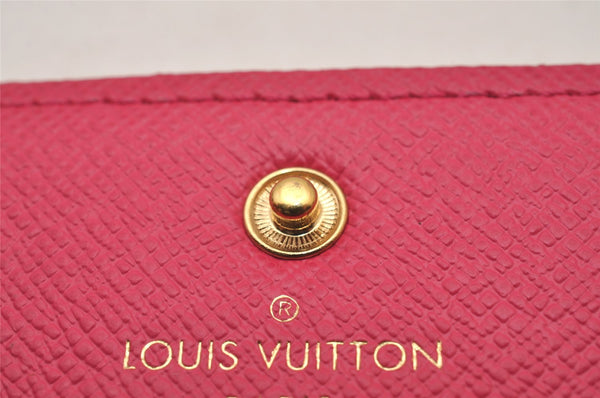 Authentic Louis Vuitton Monogram Multicles 4 Hooks Key Case Pink M41945 LV 2897I