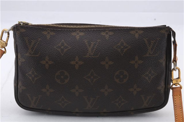 Auth Louis Vuitton Monogram Pochette Accessoires Shoulder Cross Body Pouch 2899D