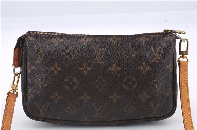 Auth Louis Vuitton Monogram Pochette Accessoires Shoulder Cross Body Pouch 2899D