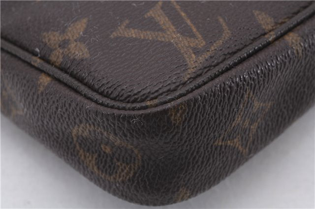Auth Louis Vuitton Monogram Pochette Accessoires Shoulder Cross Body Pouch 2899D