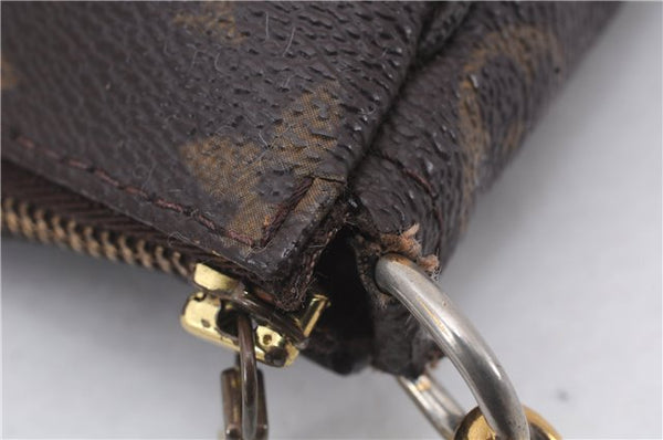 Auth Louis Vuitton Monogram Pochette Accessoires Shoulder Cross Body Pouch 2899D
