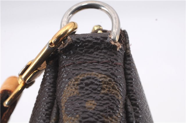 Auth Louis Vuitton Monogram Pochette Accessoires Shoulder Cross Body Pouch 2899D