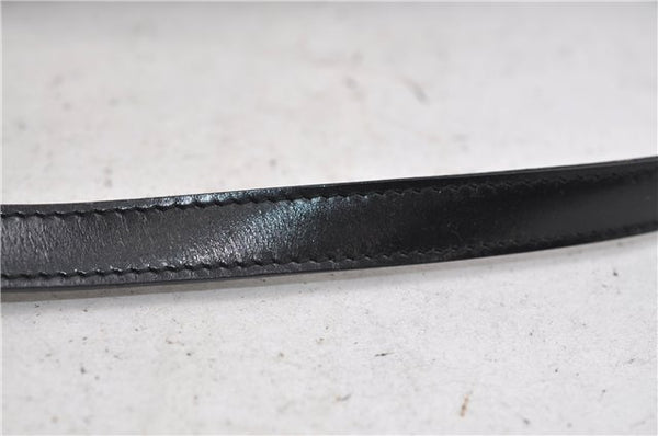 Authentic GUCCI Vintage Shoulder Hand Bag Purse Leather 0013034 Black 2899E