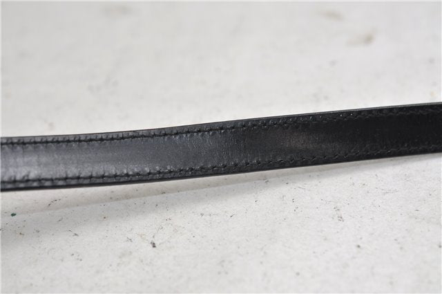 Authentic GUCCI Vintage Shoulder Hand Bag Purse Leather 0013034 Black 2899E