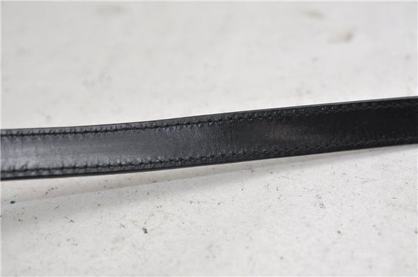 Authentic GUCCI Vintage Shoulder Hand Bag Purse Leather 0013034 Black 2899E