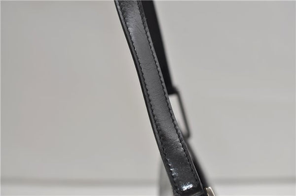 Authentic GUCCI Vintage Shoulder Hand Bag Purse Leather 0013034 Black 2899E