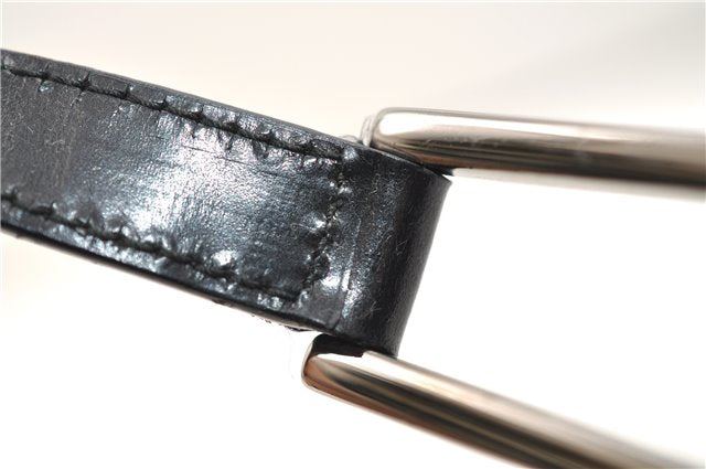 Authentic GUCCI Vintage Shoulder Hand Bag Purse Leather 0013034 Black 2899E