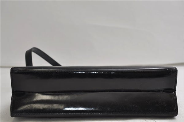 Authentic GUCCI Vintage Shoulder Hand Bag Purse Leather 0013034 Black 2899E