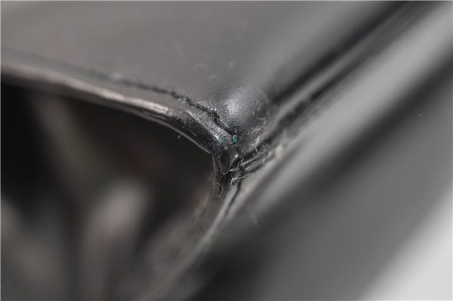 Authentic GUCCI Vintage Shoulder Hand Bag Purse Leather 0013034 Black 2899E