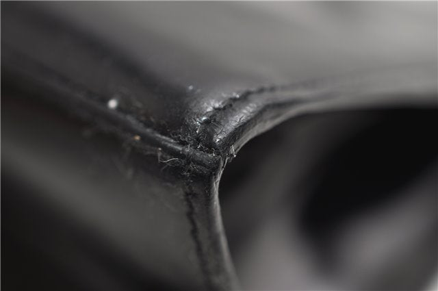 Authentic GUCCI Vintage Shoulder Hand Bag Purse Leather 0013034 Black 2899E