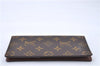 Authentic Louis Vuitton Monogram Porte Valeurs Cartes Credit M61823 Wallet 2899F