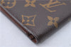 Authentic Louis Vuitton Monogram Porte Valeurs Cartes Credit M61823 Wallet 2899F