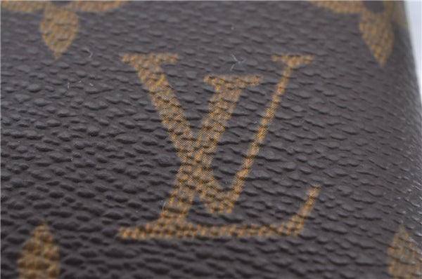 Authentic Louis Vuitton Monogram Porte Valeurs Cartes Credit M61823 Wallet 2899F