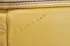 Authentic BURBERRY BLUE LABEL Shoulder Hand Tote Bag PVC Leather Yellow 2899I