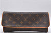 Authentic Louis Vuitton Monogram Pochette Twin GM Shoulder Bag M51852 LV 2901D