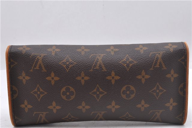 Authentic Louis Vuitton Monogram Pochette Twin GM Shoulder Bag M51852 LV 2901D