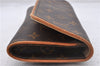 Authentic Louis Vuitton Monogram Pochette Twin GM Shoulder Bag M51852 LV 2901D