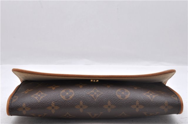 Authentic Louis Vuitton Monogram Pochette Twin GM Shoulder Bag M51852 LV 2901D