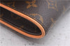 Authentic Louis Vuitton Monogram Pochette Twin GM Shoulder Bag M51852 LV 2901D