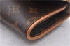 Authentic Louis Vuitton Monogram Pochette Twin GM Shoulder Bag M51852 LV 2901D