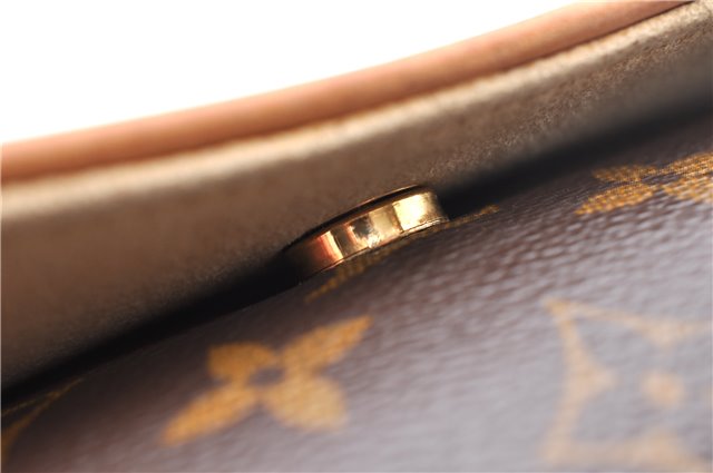 Authentic Louis Vuitton Monogram Pochette Twin GM Shoulder Bag M51852 LV 2901D