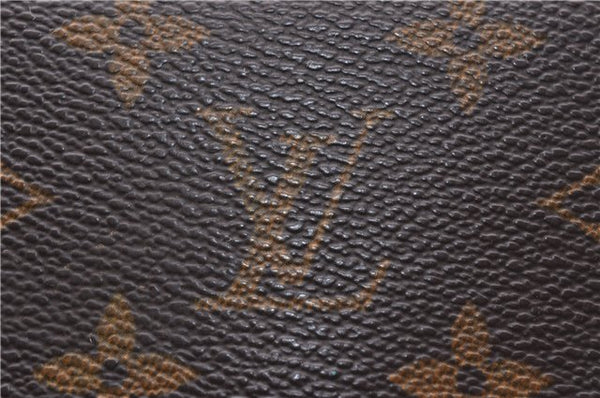 Authentic Louis Vuitton Monogram Pochette Twin GM Shoulder Bag M51852 LV 2901D