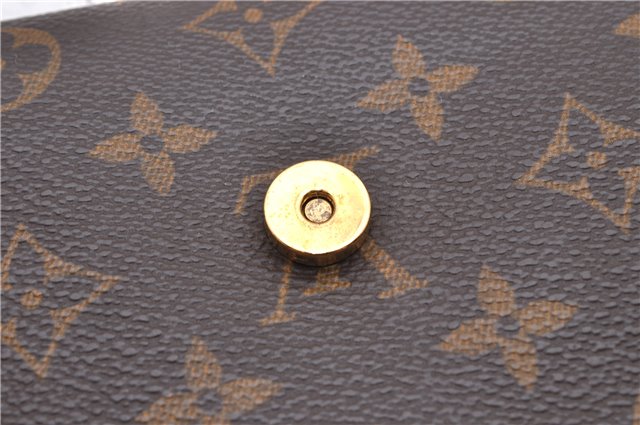 Authentic Louis Vuitton Monogram Pochette Twin GM Shoulder Bag M51852 LV 2901D