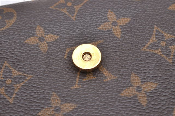 Authentic Louis Vuitton Monogram Pochette Twin GM Shoulder Bag M51852 LV 2901D